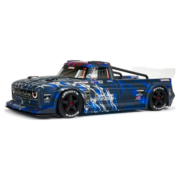 ARRMA 1/7 INFRACTION 6S BLX V2 All-Road RC Truck RTR Transmitter and Receiver Included Batteries and Charger RequiredBlue ARA7615V2T1 Trucks Electric RTR Other