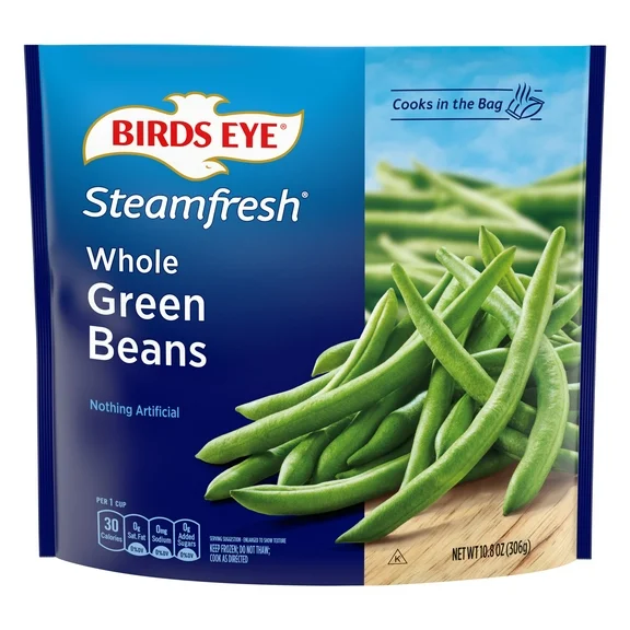 Birds Eye Steamfresh Frozen Whole Grean Beans, 10.8 oz