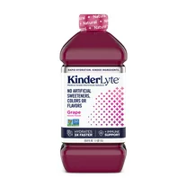 KinderLyte Natural Oral Electrolyte Solution, Grape, 33.8 fl oz Bottle
