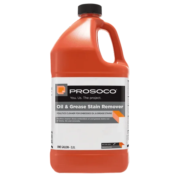 PROSOCO Oil and Grease Stain Remover - Trusted by Professionals - (1 gal)