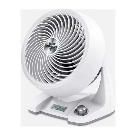 Vornado 533DC Energy Smart Small Air Circulator Fan with Variable Speed Control, White