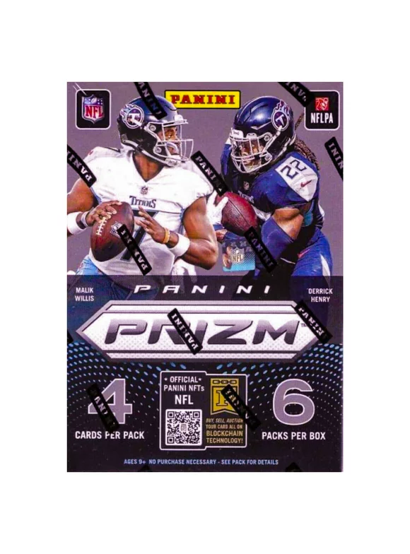 2022 Panini NFL Prizm Football Trading Card Blaster Box