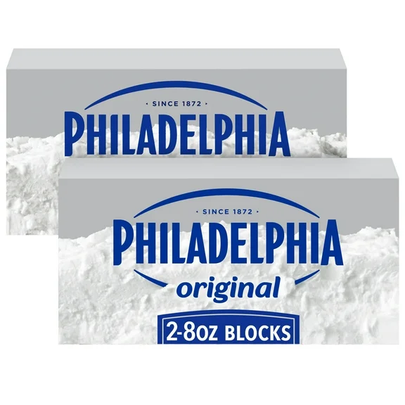 Philadelphia Original Cream Cheese, 2 ct Pack, 8 oz Brick