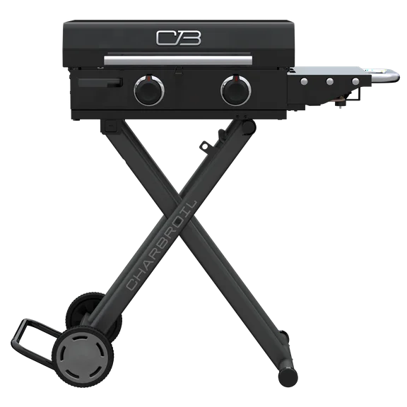 Charbroil® 22" Performance Series™ Folding Cart 2 Burner Portable Propane Gas Griddle