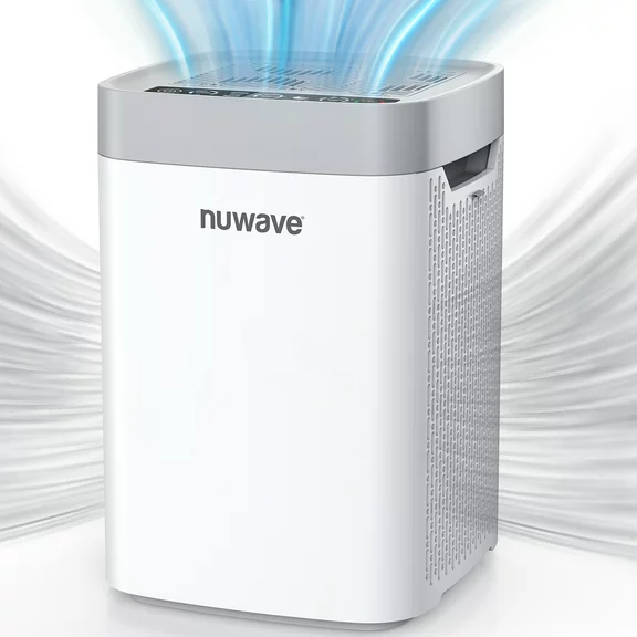 NuWave OxyPure Portable Air Purifier for Home, Air Cleaner up to 1361 Sq ft.  and True HEPA Filter for Captures 99.97% of Particle for Smoke Pollen Dander Hair Smell, Room