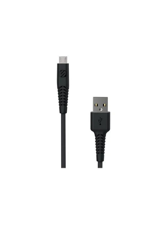 Scosche Heavy Duty Charge and Sync Cable For Micro USB Devices, 10'