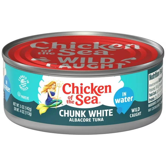Chicken of the Sea Chunk White Albacore Tuna in Water, 5 oz Can