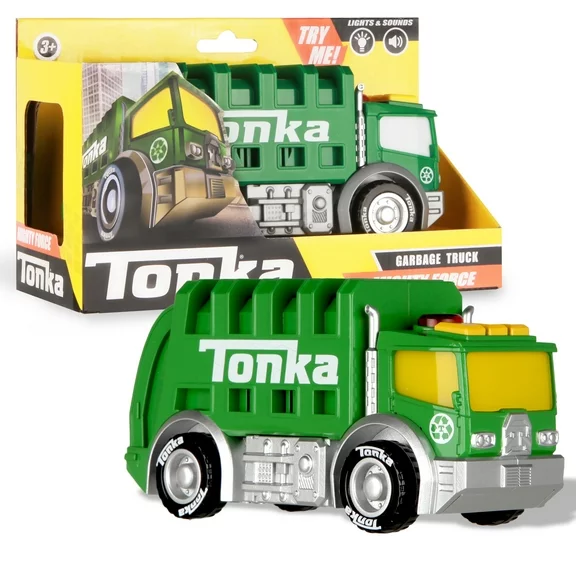 Tonka Mighty Force - Lights and Sounds - Garbage Truck
