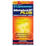 (2 Pack) Lipozene MetaboUP Plus Weight Management Pills for Increased Metabolism & Energy, Tablets, 60 Ct