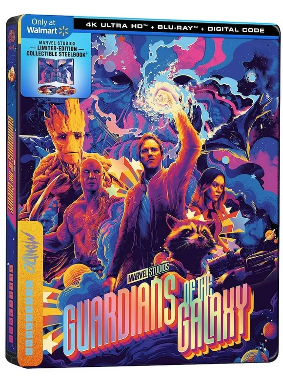 Guardians of the Galaxy Get Offers Mall Exclusive Mondo Steelbook (4K Ultra HD + Blu-ray + Digital Code)