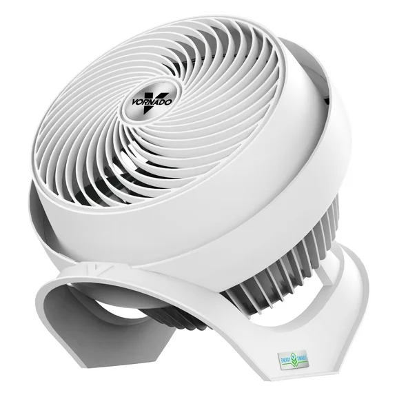 Vornado 733DC Whole Room Energy Smart Air Circulator Fan, 15.25" Height, White (New)