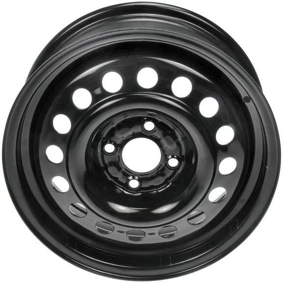 Dorman 939-248 Steel 15" Wheel Rim 15 x 5.5-inch 4-Lug Black, for Specific Nissan Models Fits select: 2012-2016 NISSAN VERSA, 2014-2016 NISSAN VERSA NOTE