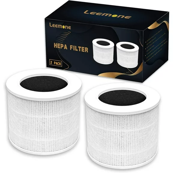 Core Mini Replacement Filter for Levoit Core Mini-RF Air Purifiers 2 Packs & 6 Fragrance Sponge, True HEPA 3-in-1 Premium High Efficiency Filter
