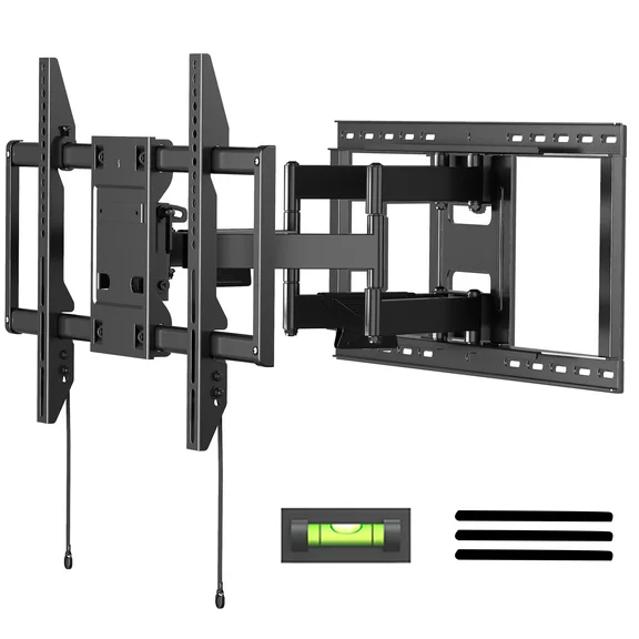 USX MOUNT Full-Motion TV Wall Mount for 42 to 90 Inch TVs with Tilt and Swivel, Articulating 6 Arm Support TV up to 150lbs(UL Certified) WML018-01