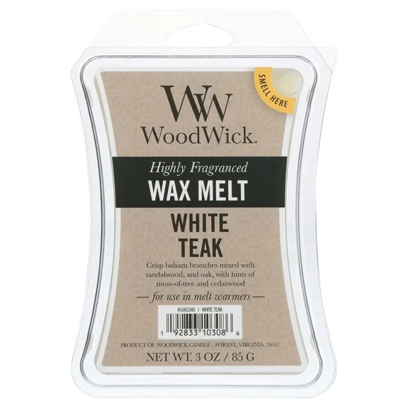 Woodwick White Teak Wax Melt