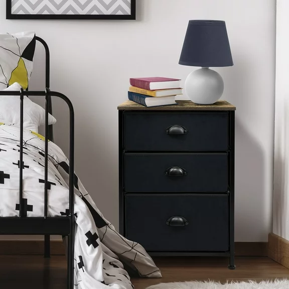 Sorbus Nightstand with 3 Drawers Classic Bedside Furniture & Accent Bedroom End Table