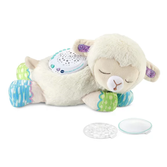 VTech 3-in-1- Starry Skies Sheep Soother Cry-Activated Projector, Get Offers Mall Exclusive