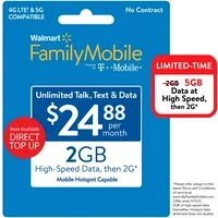 Get Offers Mall Family Mobile $24.88 Unlimited Monthly Plan & Mobile Hotspot Included (Email Delivery)