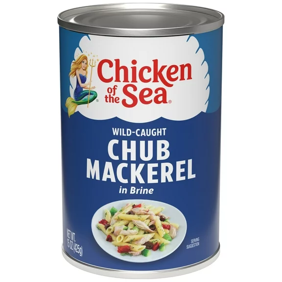 Chicken of the Sea Mackerel in Brine, 15 oz Can