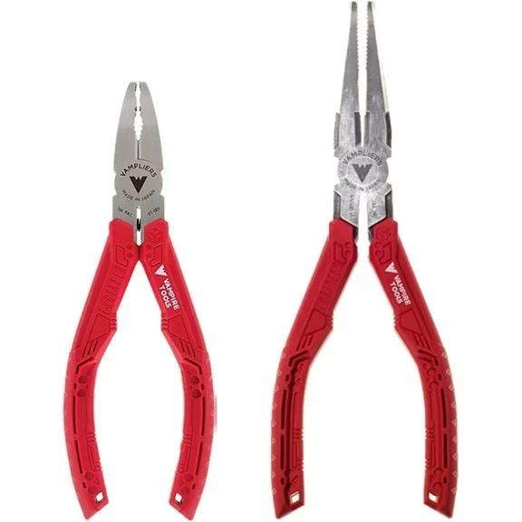 VAMPLIERS VT-001-S2H  6.25" Screw Remover Pliers   7" Long Nose Pliers Bundle, Stripped Screw Removal Tool