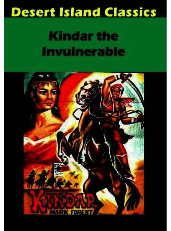 Kindar the Invulnerable (DVD), Desert Island Films, Action & Adventure