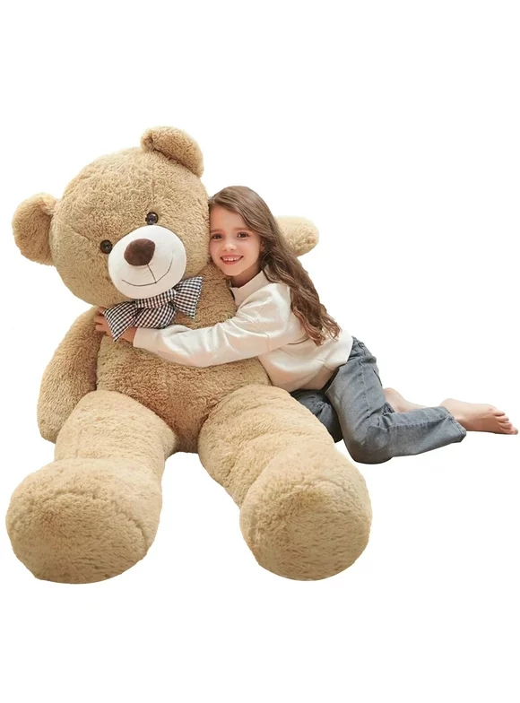 MorisMos Giant Teddy Bear 4ft Stuffed Animal Soft Big Bear Plush Toy