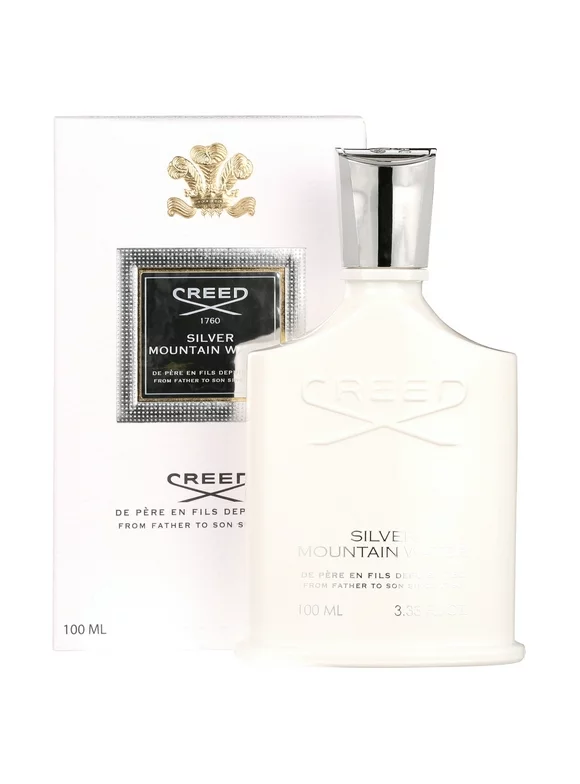 Creed Silver Mountain Water Eau de Parfum, Unisex Fragrance, 3.3 Oz