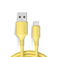 Suzicca Micro-USB Cable Micro USB to USB 2.0 3A Fast Charging Cable Durable Cord for Android Mobile Phones Yellow