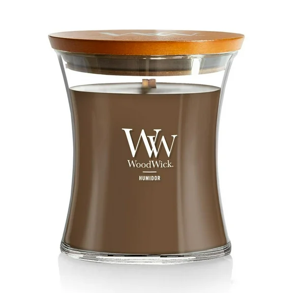 WoodWick® Medium Hourglass Candle, Humidor, 9.7 oz.