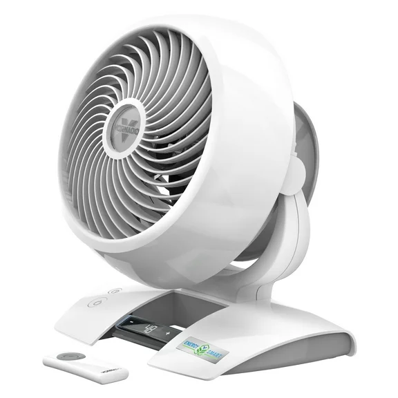 Vornado 5303DC Energy Smart Air Circulator Fan with Remote, White