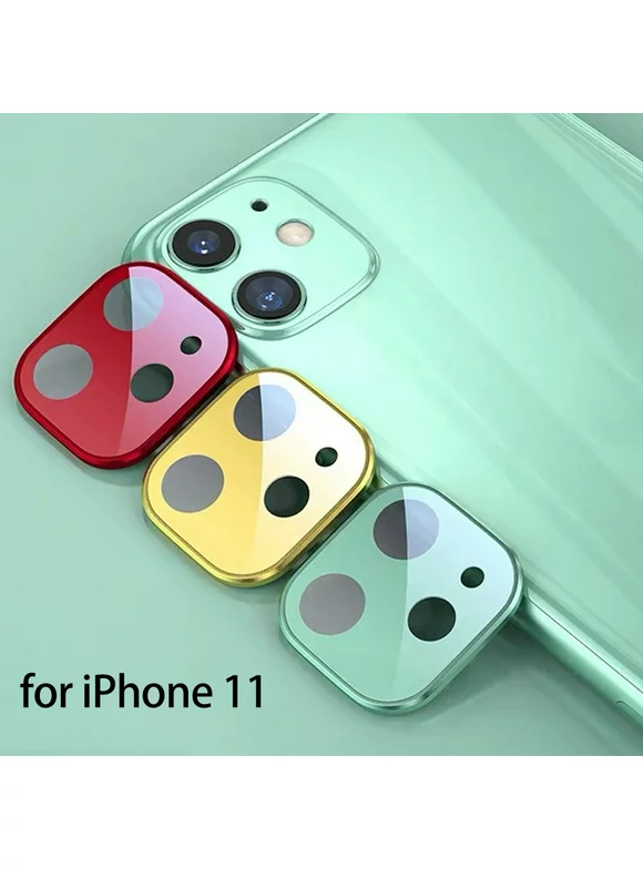 Besufy Phone Camera Lens Protector Protective Film Cover Case Red for iPhone 11
