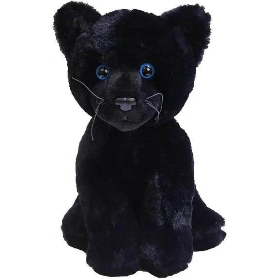 Made by Aliens Black Panther Stuffed Animal –10" Realistic Plush Panther
