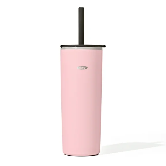 OXO Strive 24 oz. Insulated Tumbler with Straw Lid -  Rose Quartz