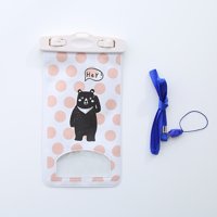 Suzicca Cartoon Waterproof Mobile Phone Pouch Cell Phone Case Swimming Bag Underwater for Swim Diving Surfing Beach Use
