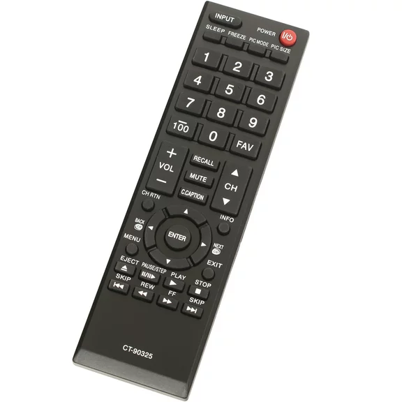 Generic Toshiba CT-90325 TV Remote Control (New) by Mimotron for 19SL400U / 19SL410U / 22AV600 / 22AV600U / 22AV600UZ / 22C10 / 22C10U