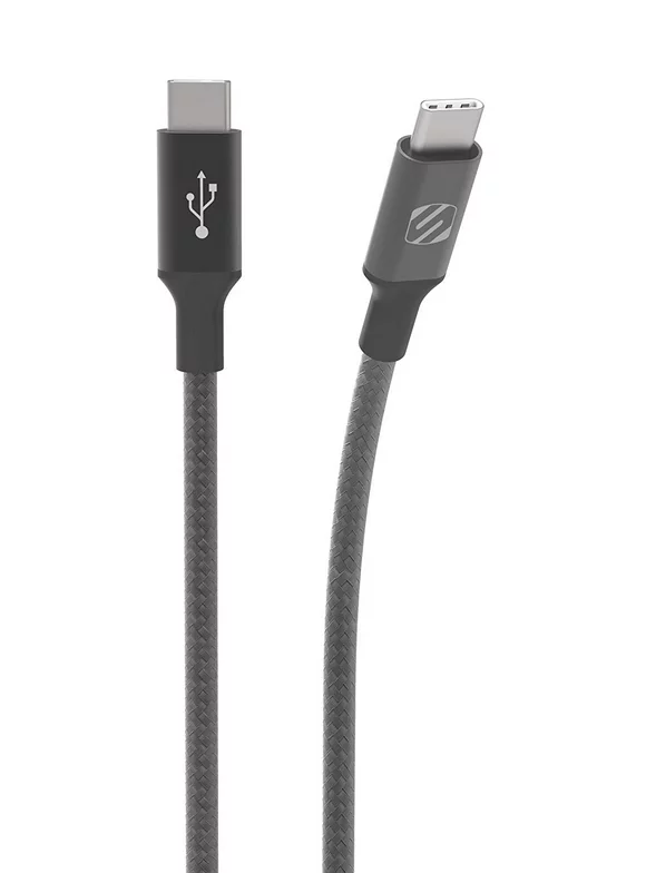 Scosche CCB4-SP Strikeline Premium USB-C Charge & Sync Braided Cable 4-ft.