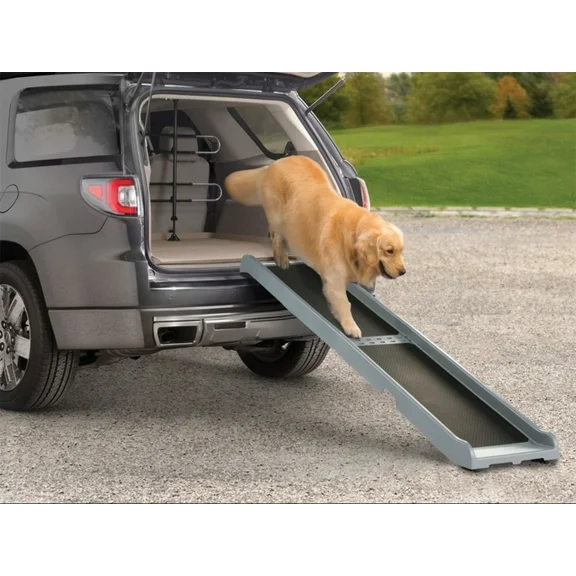 WeatherTech PetRamp – Non-slip, Portable Ramp for Dogs, 67” x 15” – Foldable and Supports Up to 300 lbs. – Safe, Easy Way for Pets to Access Car, Truck, Camper, Bed, Couch & Other Home Areas
