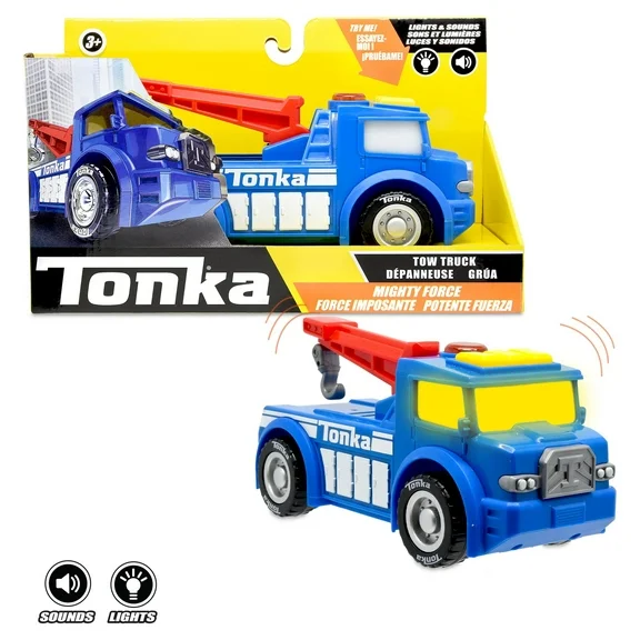 Tonka - Mighty Force - Lights and Sounds - Tow Truck