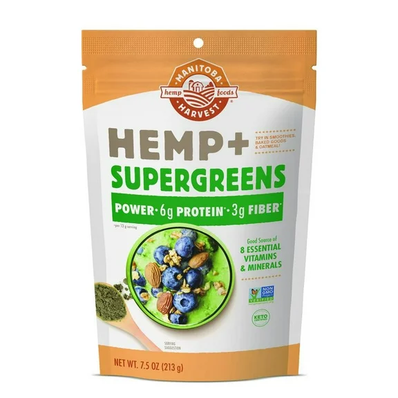 Manitoba Harvest Hemp  Supergreens 7.5 oz