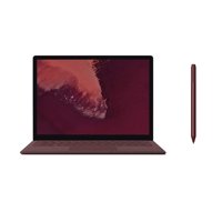 Refurbished Microsoft Surface Laptop 2 Burgundy 13.5" 2256x1504 Touchscreen PC, 8th Gen Core i7, Quad Core, 16GB RAM, 512GB SSD, Webcam, Bluetooth, Win 10 w/Burgundy Surface Pen