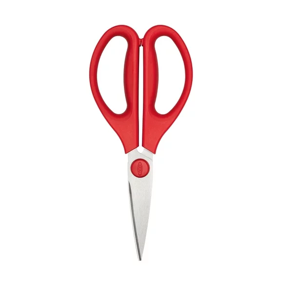 OXO Softworks Stainless Steel Kitchen Shears, Red