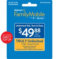 Get Offers Mall Family Mobile $49.88 TRULY Unlimited Monthly Plan & Mobile Hotspot Included (Email Delivery)
