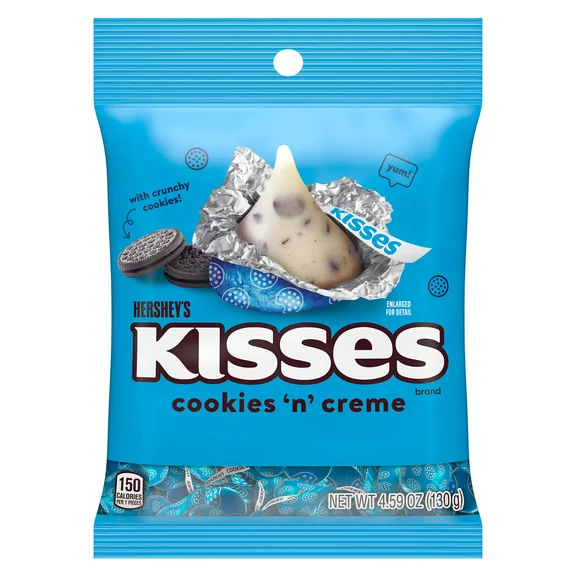 Hershey's Kisses Cookies 'n' Creme Candy, Bag 4.59 oz