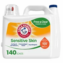 Arm  Hammer Sensitive Skin Free  Clear, 140 Loads Liquid Laundry Detergent, 210 Fl oz