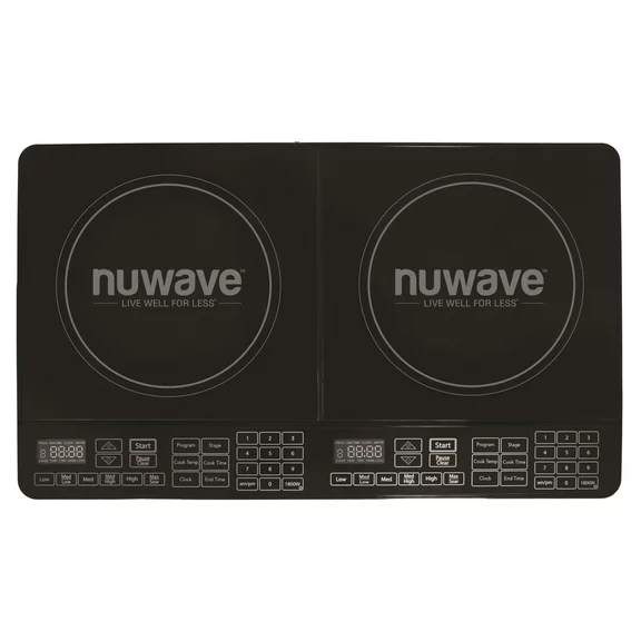 NuWave Double Precision Induction Cooktop Burner, Double Burner, Cooking