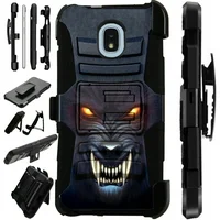 LuxGuard Phone Case Cover For Samsung Galaxy J3V (2018) | J3 Orbit | J3 Achieve | Express Prime 3 (Angry Werewolf)