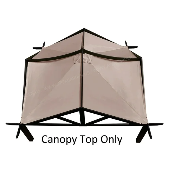 APEX GARDEN Replacement Canopy Top for 10' x 10' Gazebo #GF-12S039B/GF-9A037X