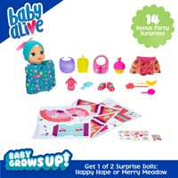 Only at Get Offers Mall: Baby Alive Baby Grows Up Bonus Pack, 14 BONUS Party Surprises