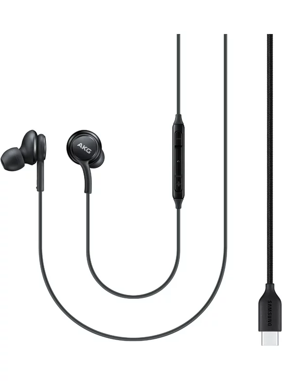 Samsung Type-C EO-IC100BBEGUS Corded In-Ear Headphones with Mic - Black