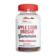 DietWorks Apple Cider Vinegar Gummies Dietary Supplement, Water Balance, Weight Loss, Digestion Support, Delicious, 30 Servings